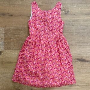 Girls Vineyard Vines Pink Seashell Dress